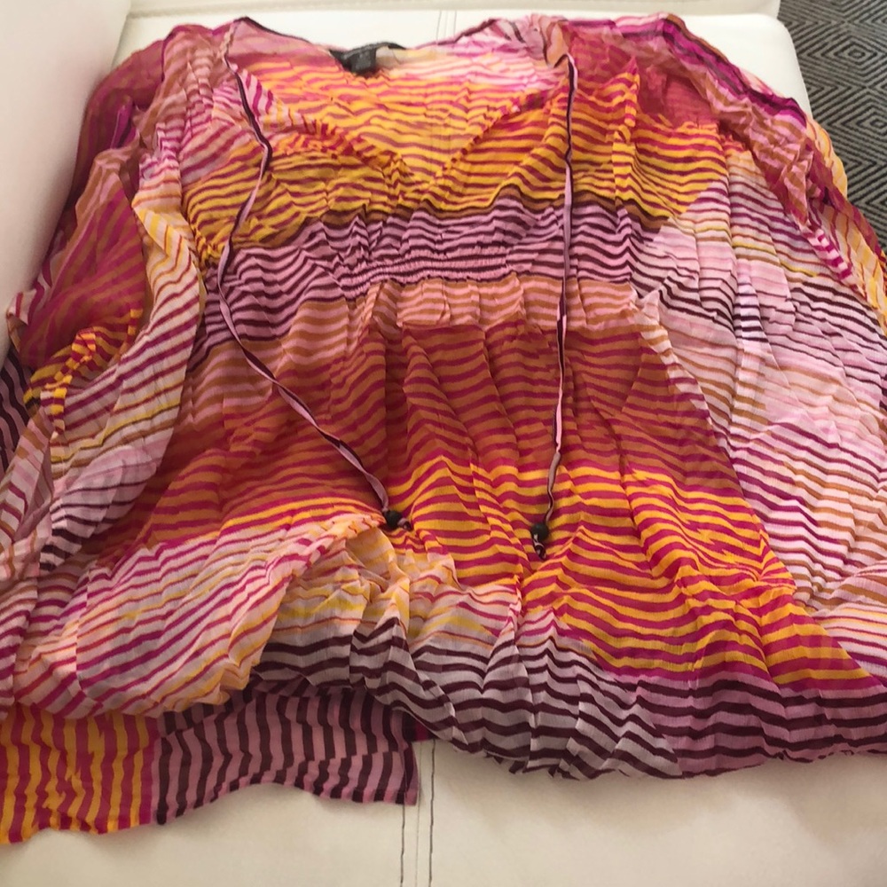 Multi Color Beach Cover Up